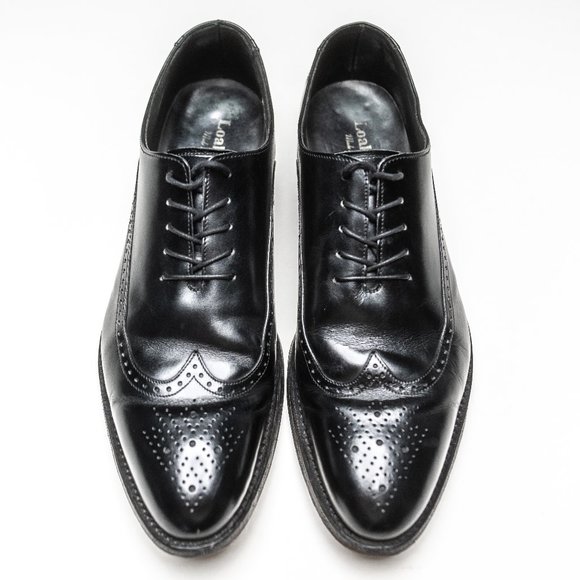 Loake 1880 Men\'s Leather Shoes Color Black Sz US 9